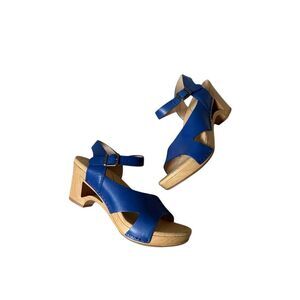 Dansko Tasha Sandals Size 36 Royal Blue Slingback Open Toe